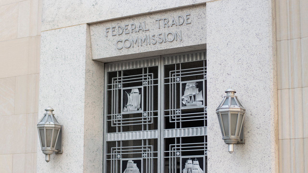 Washington, DC, USA - June 21, 2022: One of the entrances to the Federal Trade Commission Building in Washington, DC, that serves as the headquarters of the Federal Trade Commission (FTC). Image Credit: Adobe Stock Images/Tada Images