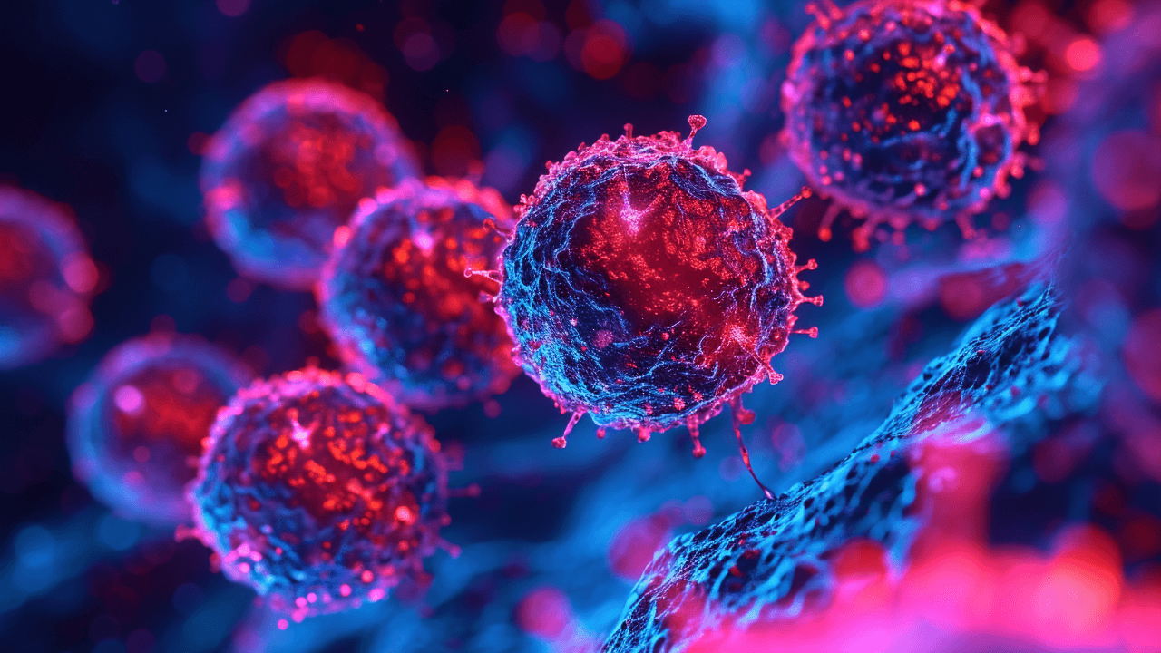 Cancer cell. Oncology research structure mutation, somatic cell of body. genetic predisposition. Neoplasms, cancerous disease, malignant tumour, Danger fear the unknown, biology medicine dna immune. Image Credit: Adobe Stock Images/Ирина Батюк