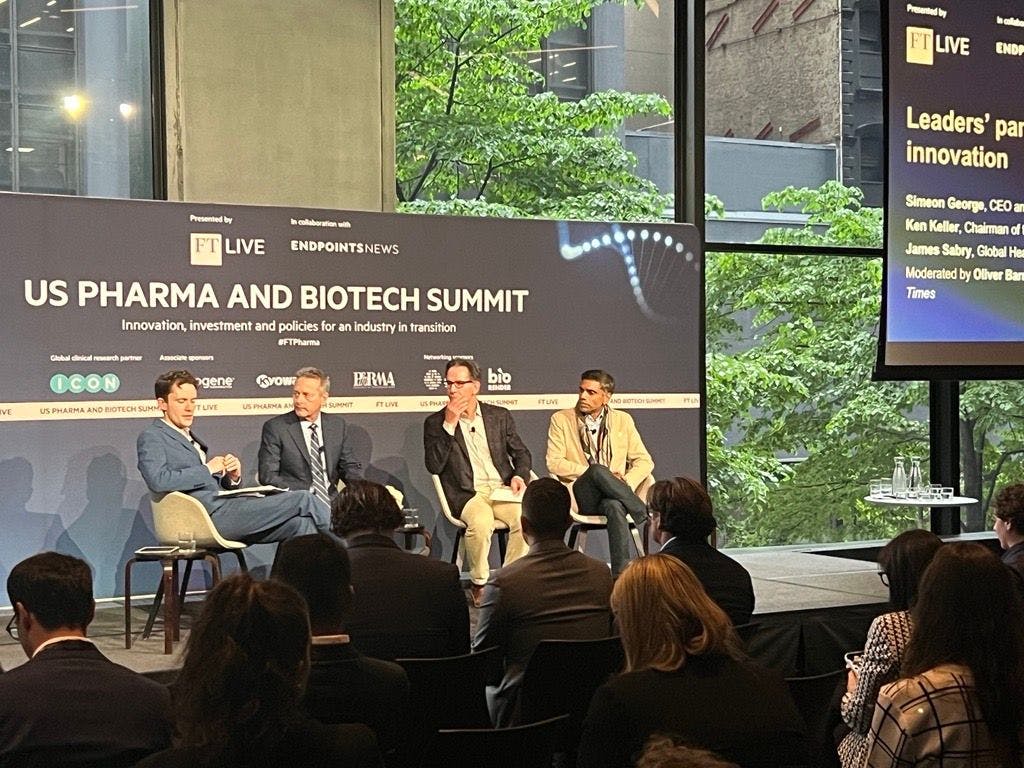 Funding pharma and biotech innovation, Financial Times US Pharma and Biotech Summit 2024