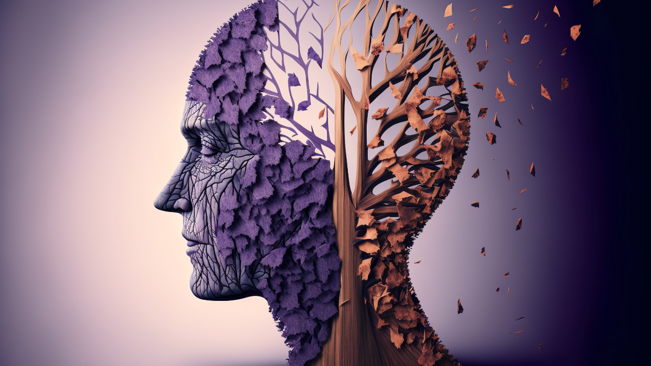 Alzheimer concept. Loss of memory and mental abilities. Generative AI. Image Credit: Adobe Stock Images/Worldillustrator