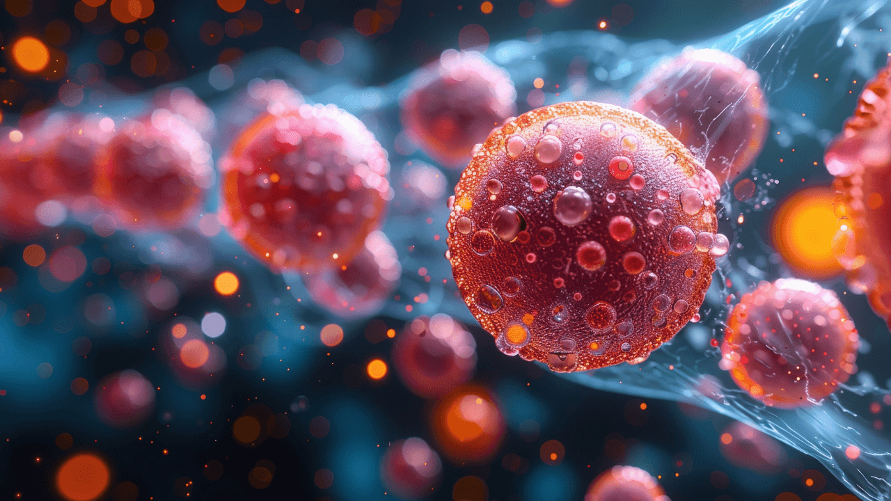 An example of a modern cell model for Acute Myeloid Leukemia. Image Credit: Adobe Stock Images/DZMITRY