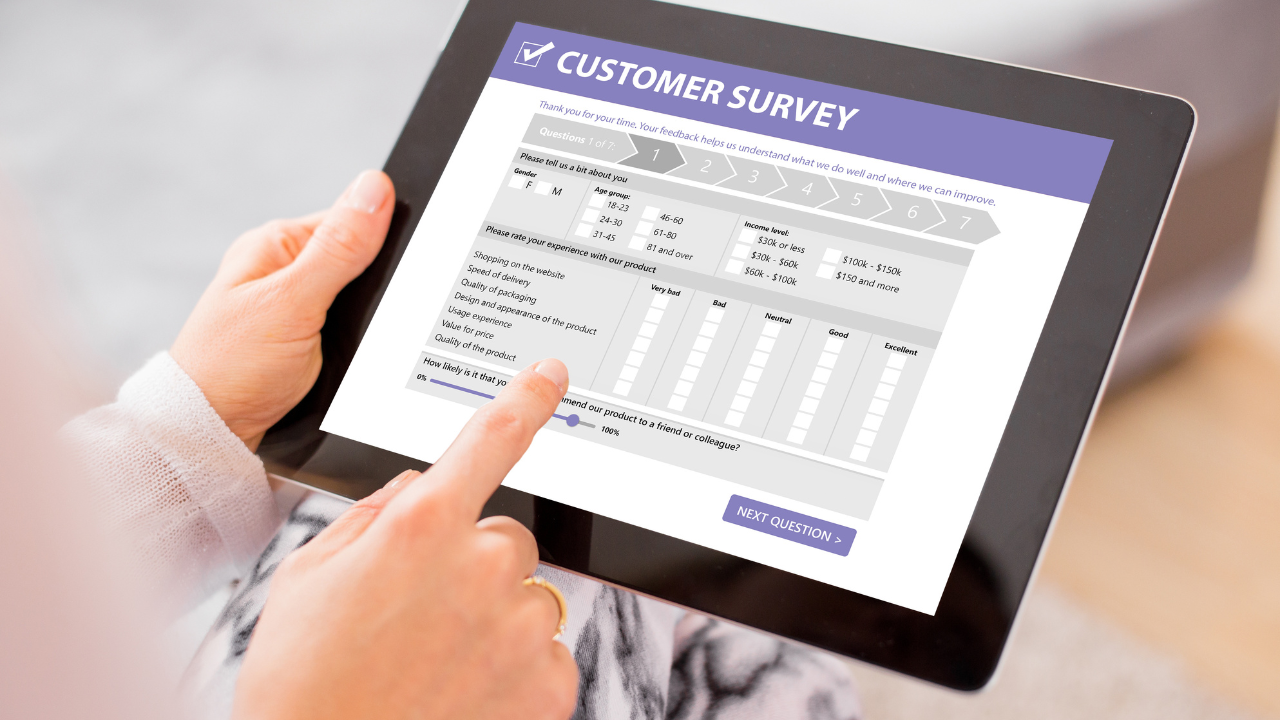 Customer survey. Image Credit: Adobe Stock Images/Kaspars Grinvalds